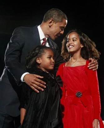 دختران اوباما (تصویری)
