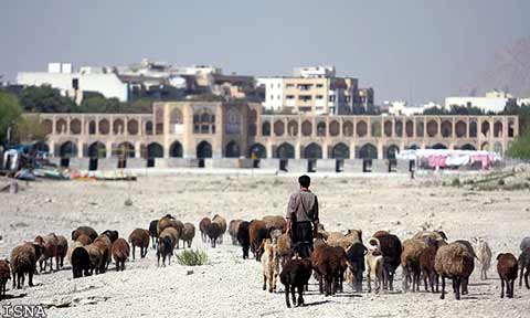 تصاویر: روزگار سخت زاینده رود اصفهان