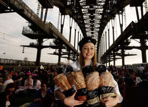 بزرگترین صبحانه جهان در سیدنی + تصاویر
