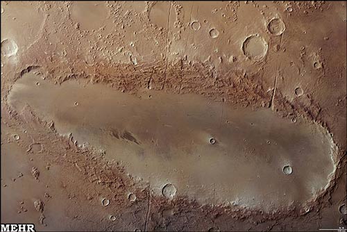 تصویر ردپای چکمه بر مریخ