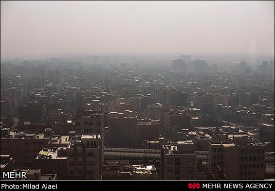 تصاویر: آلودگی هوای کرج
