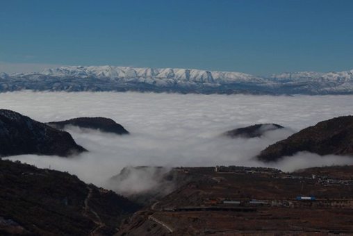 دریاچه ابر در ارتفاعات دنا / تصاویر