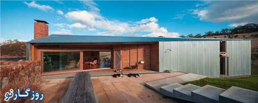 ویلا: منطقه شیرر، جزیره شمالی برانی در تاسمانیا، استرالیا، گروه معماری جان واردل